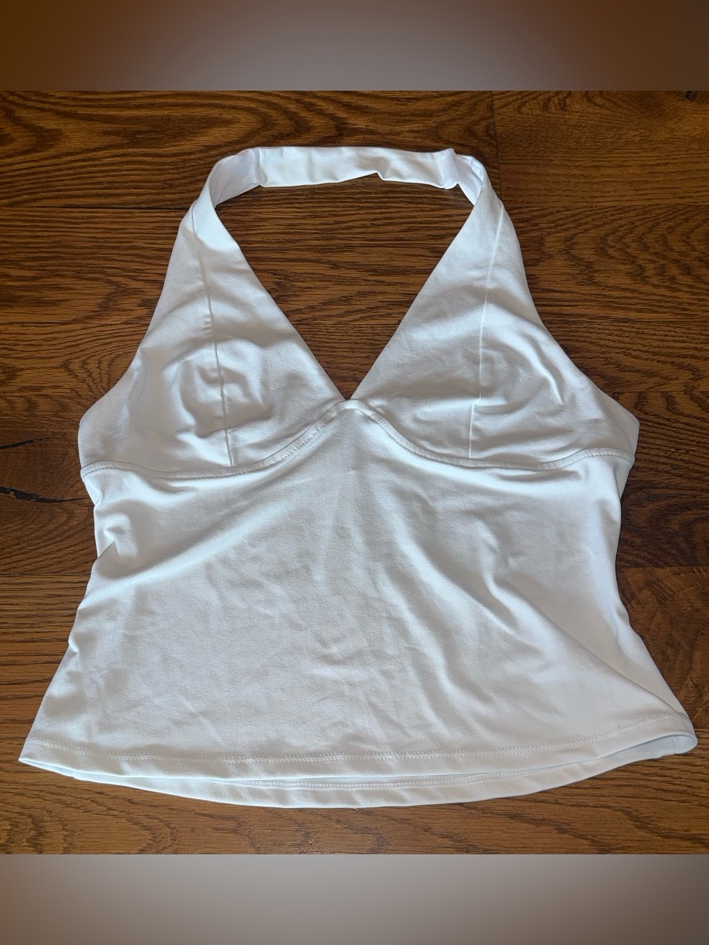 NWT. Free People Intimately. Still Here Halter. White. Size medium. - Picture 5 of 13